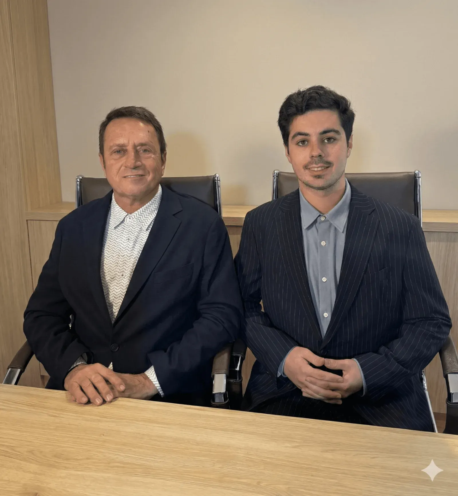 Juan Bertomeu and Daniel Bertomeu at the Expat Abogados office in Dénia, Calle Ramón y Cajal 5E
